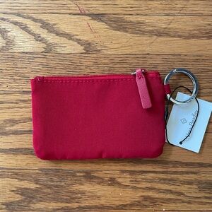 Vera Bradley  Zip ID Case Classic Red BRAND NEW
